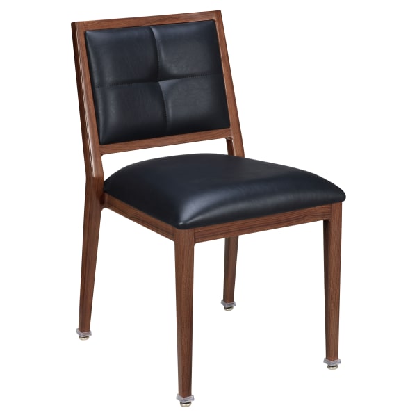 Quickship Milano Modern Aluminum Stack Chair Interior