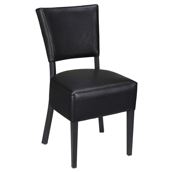 Lumme Padded Back Metal Chair Interior