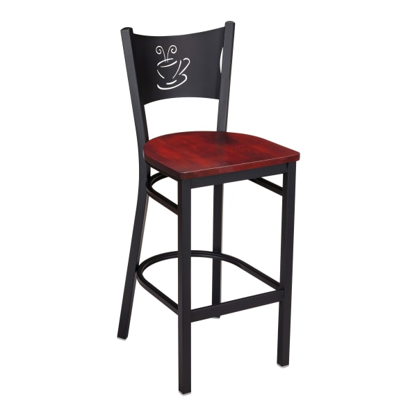 Coffee Cup Metal Bar Stool Interior