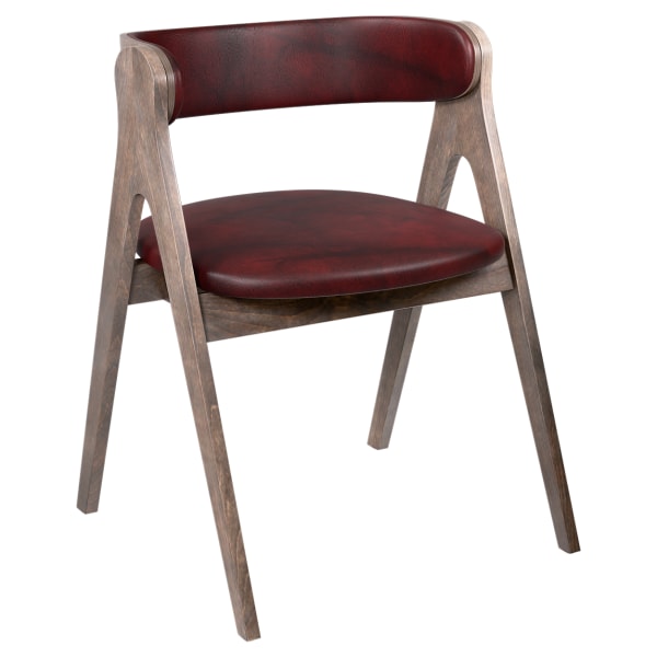 Strand Wood Chair with Padded Back Interior