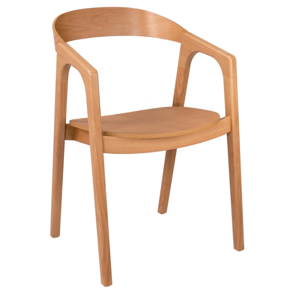 Astrid Wood Armchair Interior