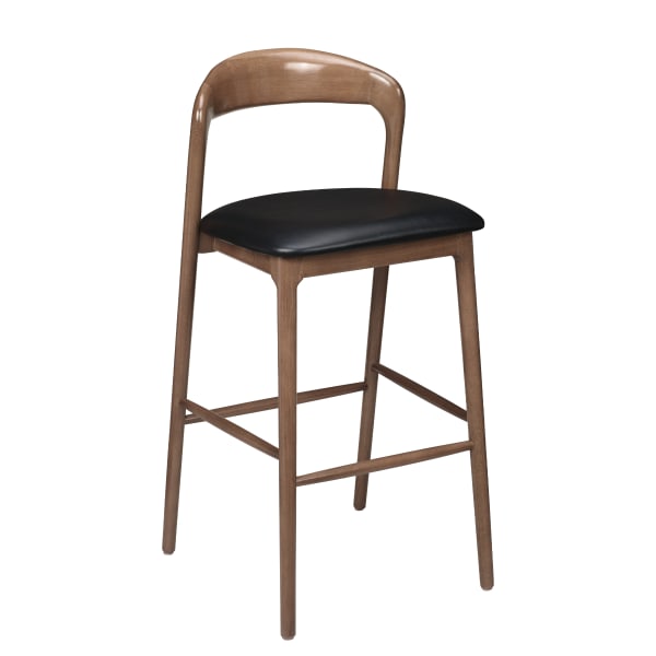 Premium Sigrid Wood Bar Stool Interior