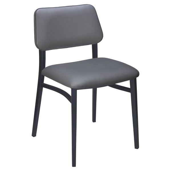 Luca Metal Chair with Padded Back Interior