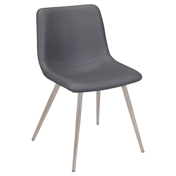 Luna Metal Chair with Clear Coat Finish Interior