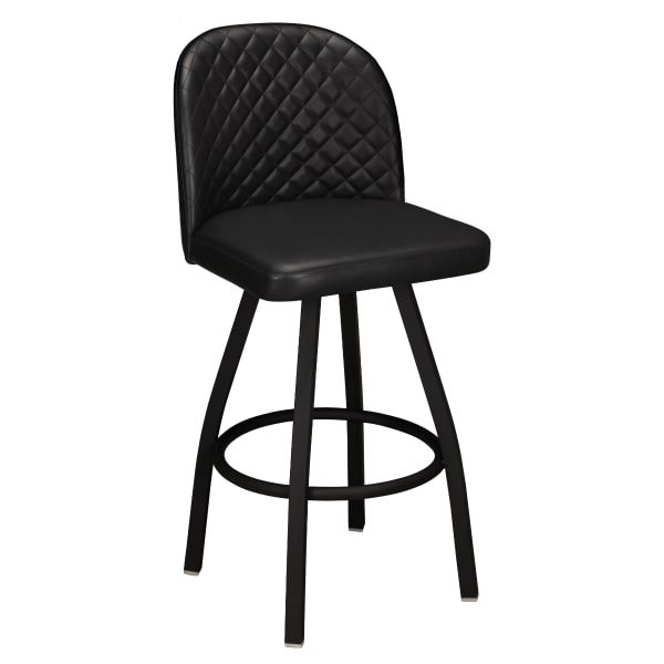 Elmada Metal Swivel Bar Stool Interior