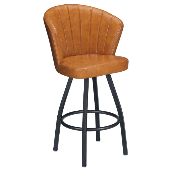 Premium Aria Swivel Metal Bar Stool Interior