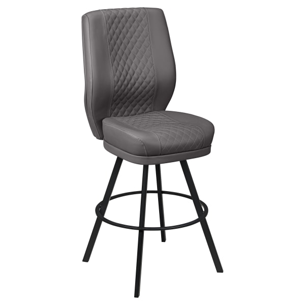 Tesoro Diamond Back Premium Bucket Bar Stool with Circular Frame Interior