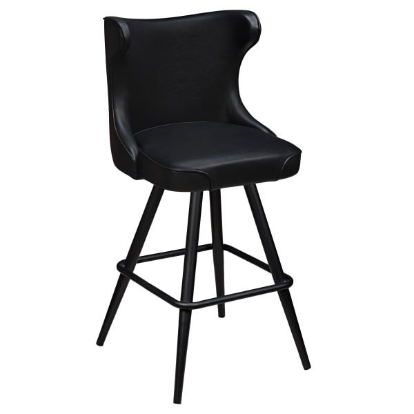 Darlo Premium Bucket Swivel Bar Stool with Square Frame Interior