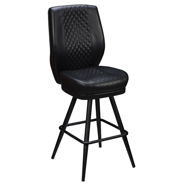 Tesoro Diamond Back Premium Bucket Bar Stool with Square Frame Interior
