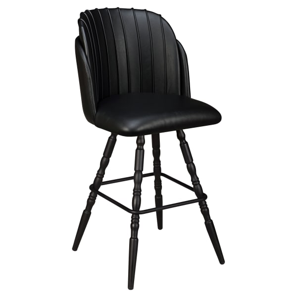 Premium Sooti Swivel Bar Stool with Vintage Frame Interior