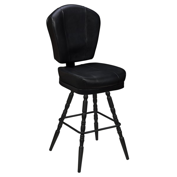 Lusso 3-Channel Premium Casino Bucket Bar Stool with Vintage Frame Interior