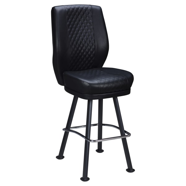Tesoro Diamond Back Premium Bucket Bar Stool with Arched-Oval Frame Interior