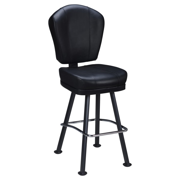 Lusso 3-Channel Premium Casino Bucket Bar Stool with Arched-Oval Frame Interior