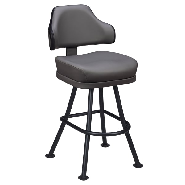 Gioco Premium Casino Bucket Bar Stool with Orbit Frame Interior