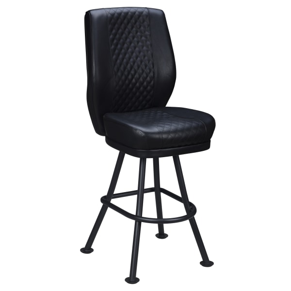 Tesoro Diamond Back Premium Bucket Bar Stool with Orbit Frame Interior