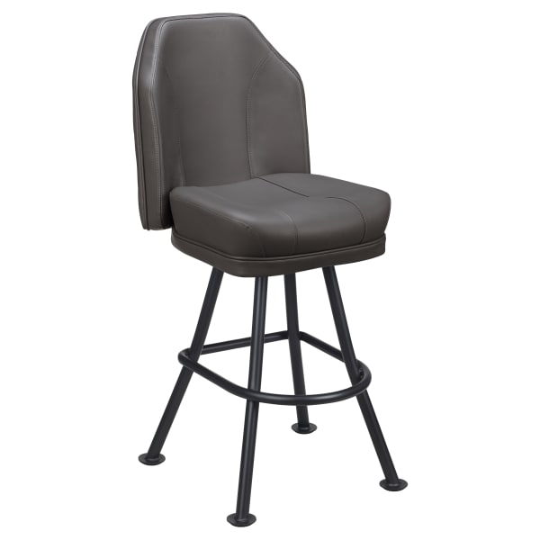 Giada Premium Casino Bucket Bar Stool with Orbit Frame Interior