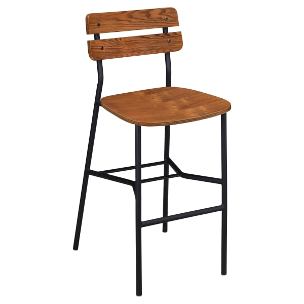 Palmer Black Metal Bar Stool Interior