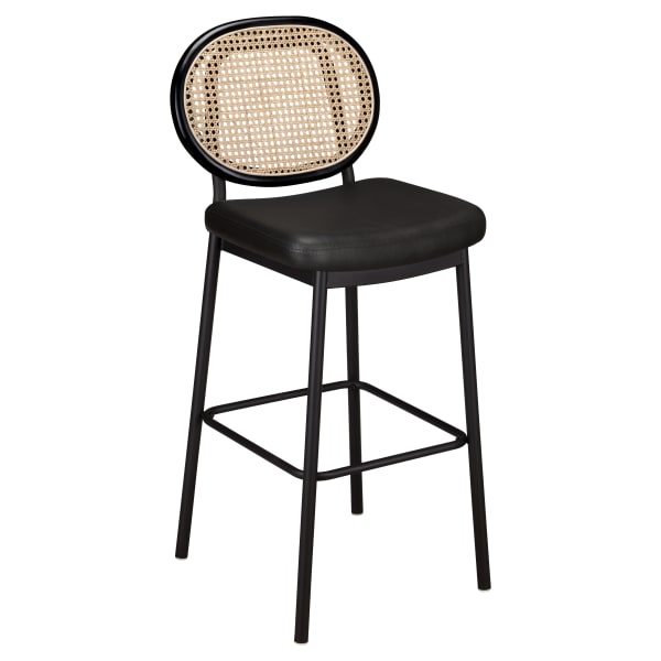 Venice Cane Metal Bar Stool Interior