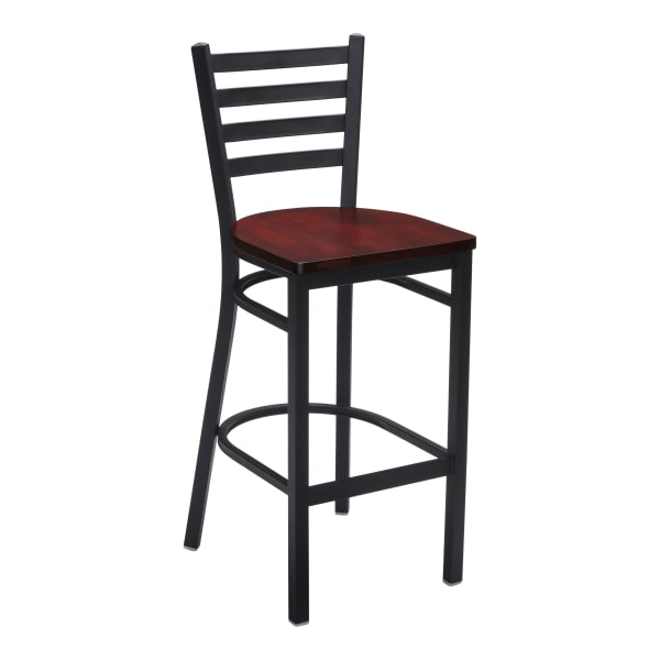 Ladder Back Metal Bar Stool Interior