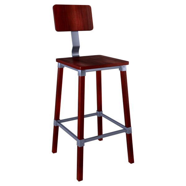 Malcolm Industrial Bar Stool Interior