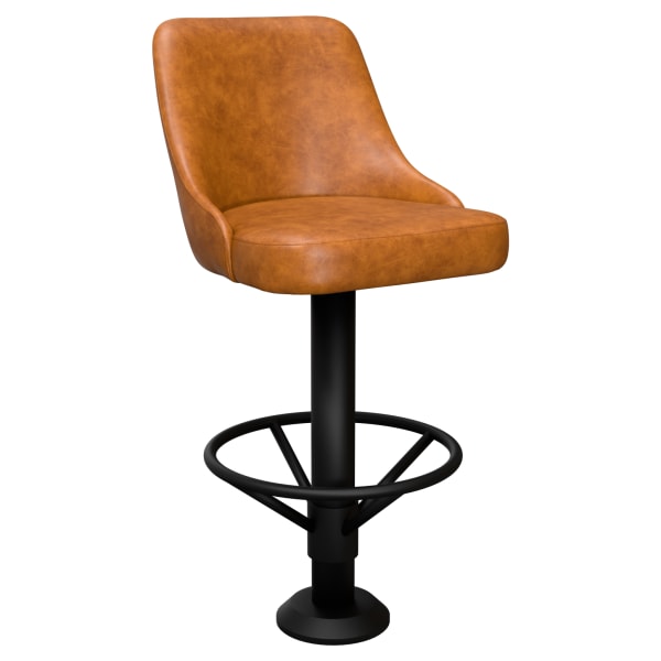 Premium Mauro Bucket Swivel Bolt Down Bar Stool Interior
