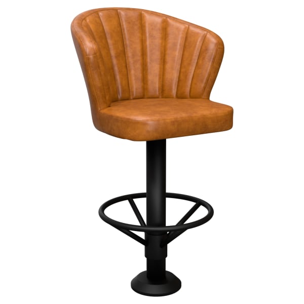 Premium Aria Bucket Swivel Bolt Down Bar Stool Interior