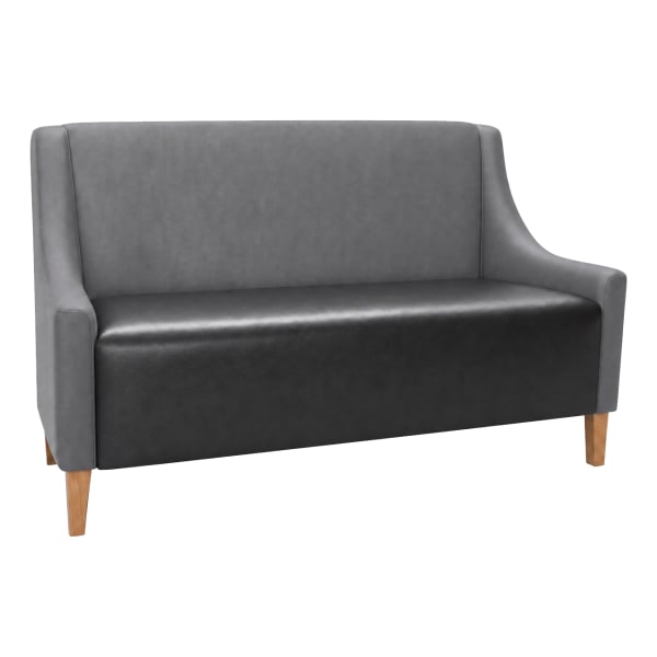 Torqela Plain Back Lounge Booth with Arms Interior