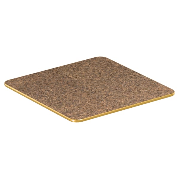 Custom Laminate Table Top with PVC Metallic Edge Interior