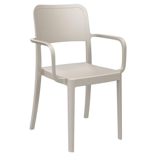 Parker Solid Back Outdoor Resin Armchair Interior