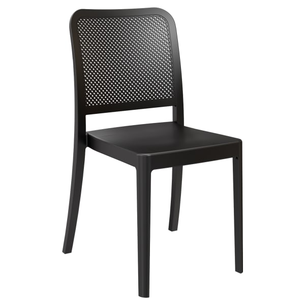 Rowan Perforated Outdoor Resin Chair Interior