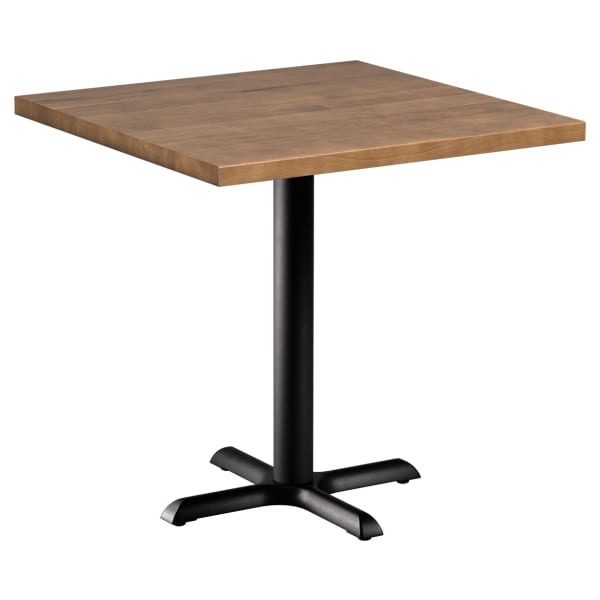 Premium Solid Wood Plank Restaurant Table Interior
