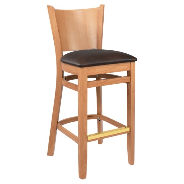 Premium US Made Tiffany Wood Bar Stool Interior