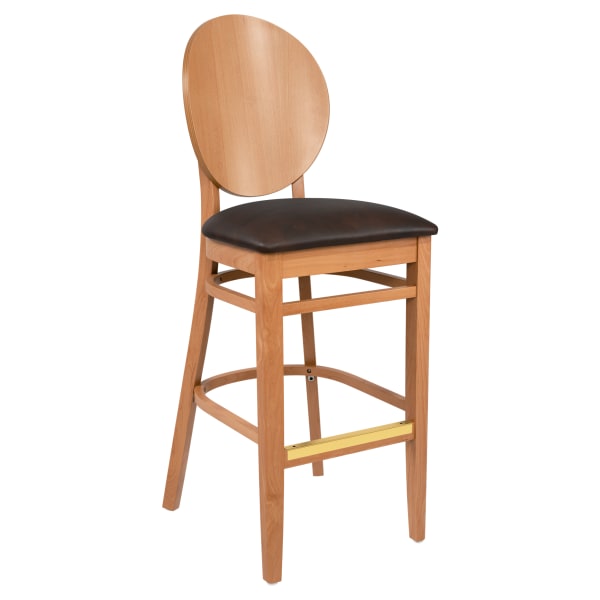 Premium Lorenzo Wood Bar Stool Interior