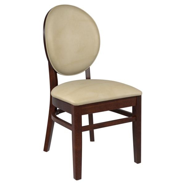 Premium Lorenzo Wood Chair with Padded Back Interior