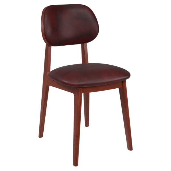 Gisselle Wood Chair with Padded Back Interior