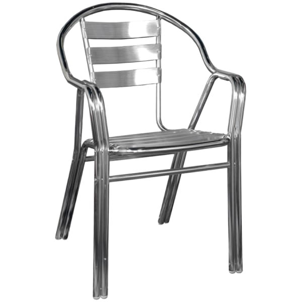 Double Tube All Aluminum Outdoor Chair Interior