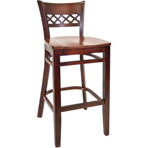 Lauren Beechwood Bar Stool Interior