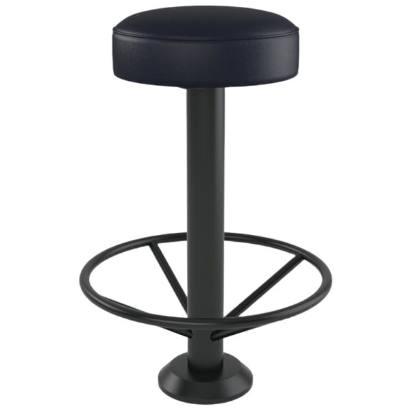 Backless Bolt Down Swivel Bar Stool Interior