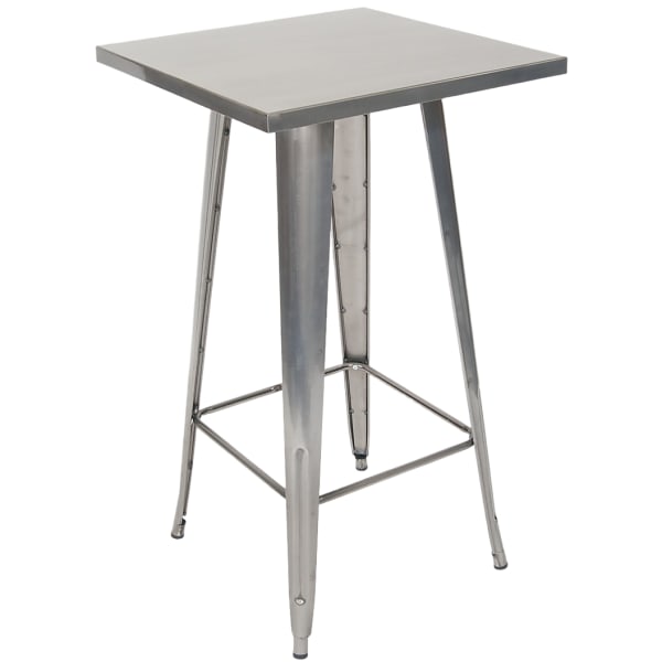 Metal Table in Clear Finish - Bar Height Interior