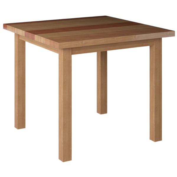 Solid Wood Plank Table Top with Legs Interior