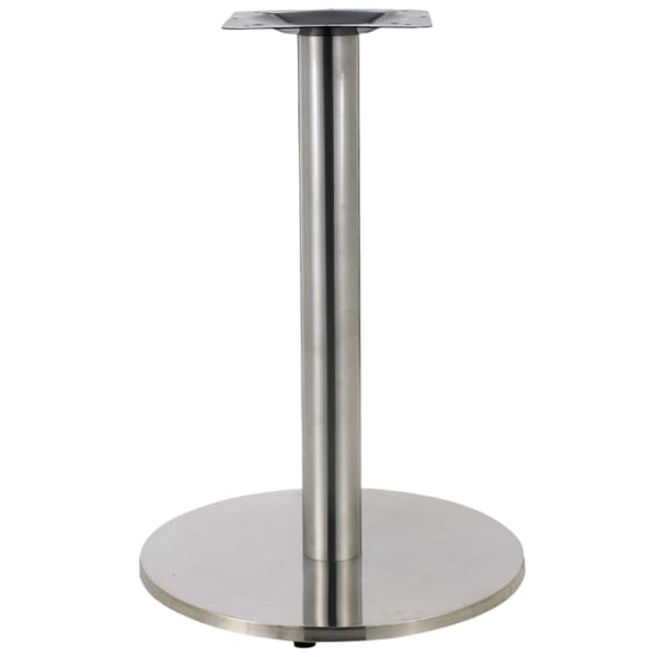 Round Stainless Steel Table Base Interior