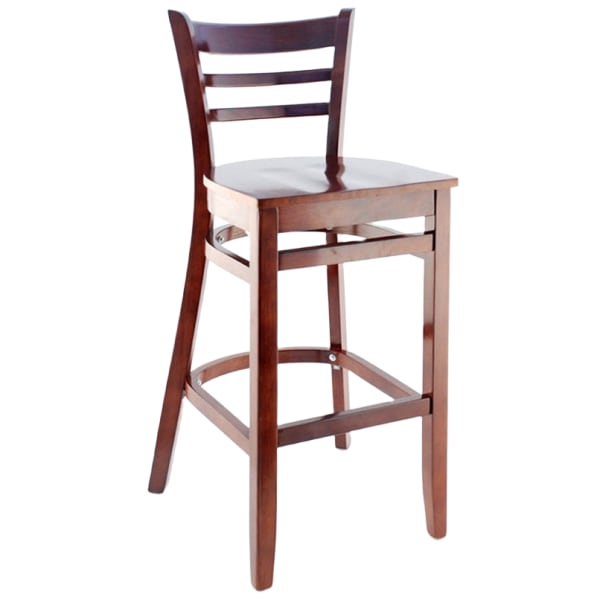 Premium US Made Ladder Back Bar Stool Interior