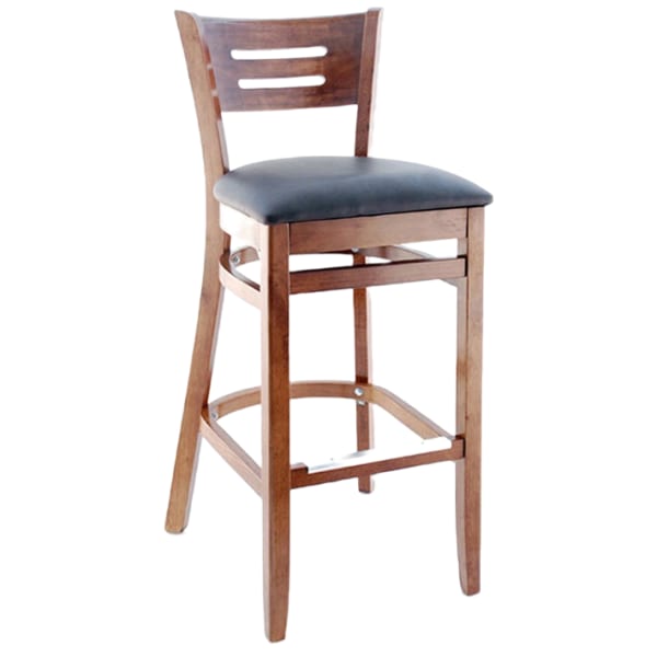 Premium US Made Henry Wood Bar Stool Interior