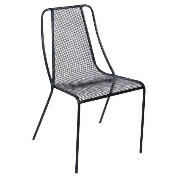 Modern Metal Mesh Patio Chair Interior