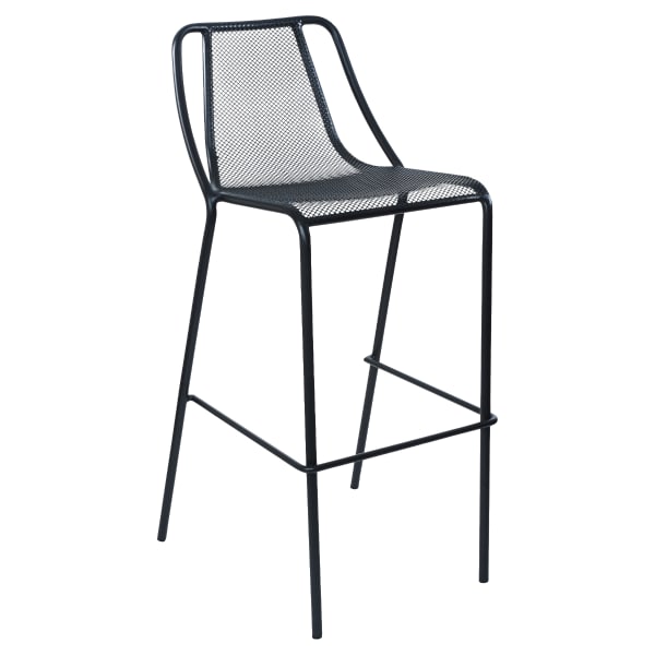 Modern Metal Mesh Patio Bar Stool Interior