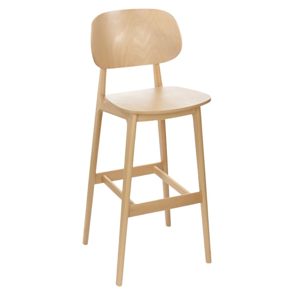 Gisselle Wood Bar Stool Interior