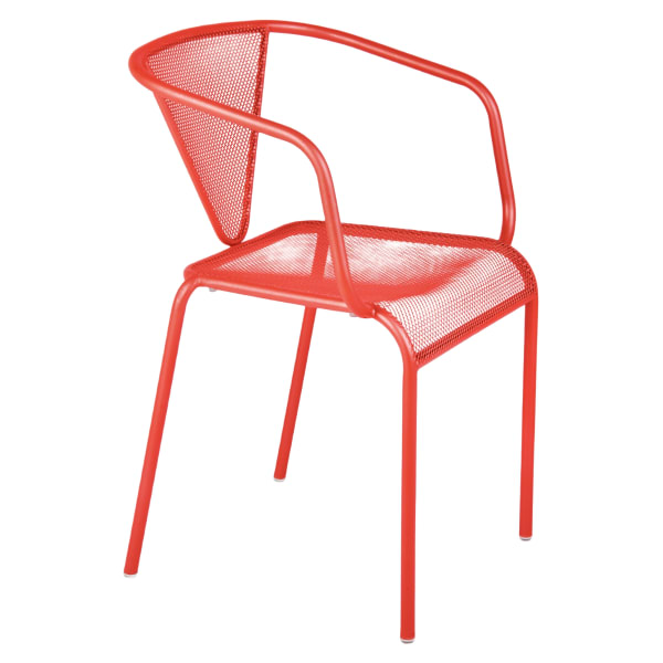 Clarius Metal Patio Arm Chair Interior