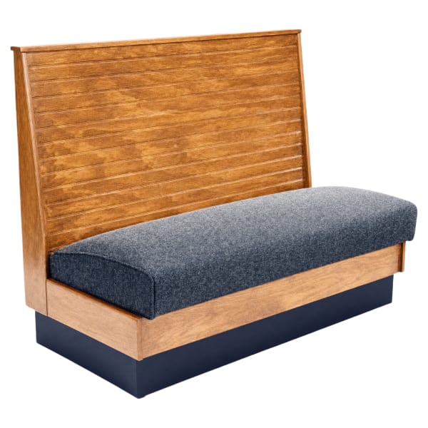 DH Style Wood Booth with Bead Board Back Interior