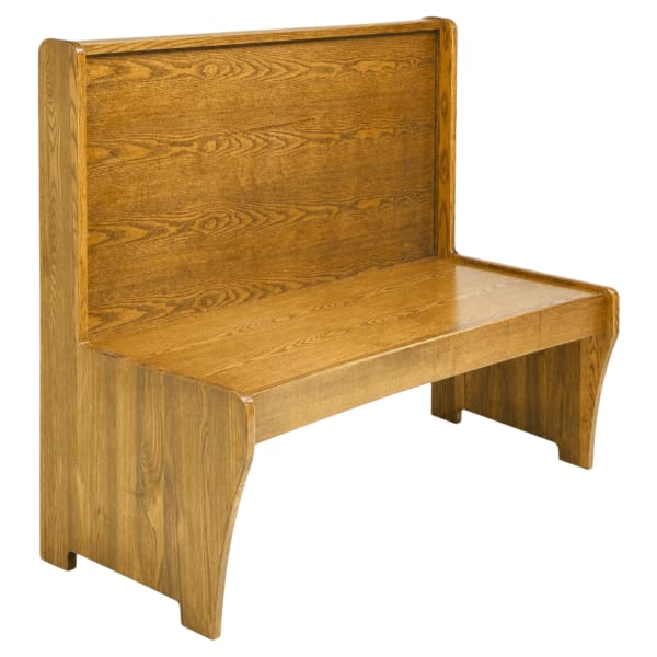 Wood Bench with Wood Seat Interior