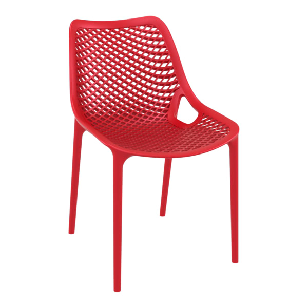 Dante Commercial Resin Outdoor Chair Interior